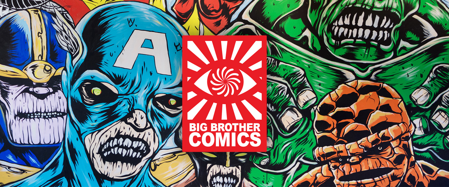 Hero comic book image